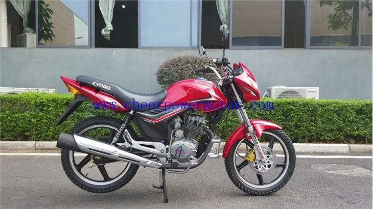 Red Chinese Copy Honda CG Motorcycle
